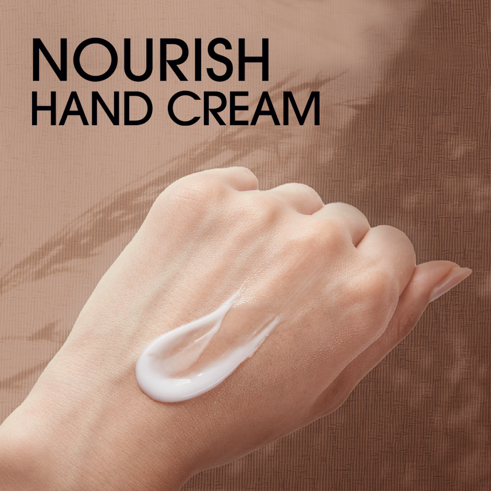 Hand cream, lightly scented, non greasy, quick absorbing. Provides ultimate hydration and nourishment