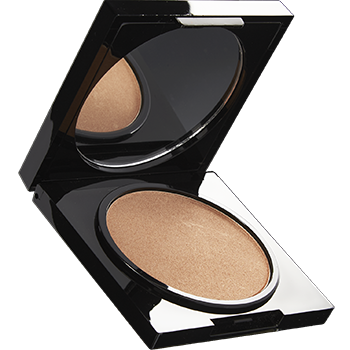 Highlighting creamy silky powder with luminescent pearls to illuminate features, amplifies radiance.