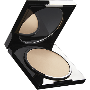 Translucent finishing powder, weightless, blots oil without cakiness, will not settle into fine lines