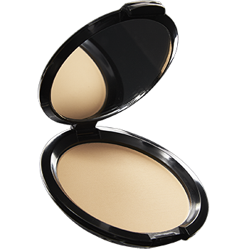 Translucent finishing powder, weightless, blots oil without cakiness, will not settle into fine lines